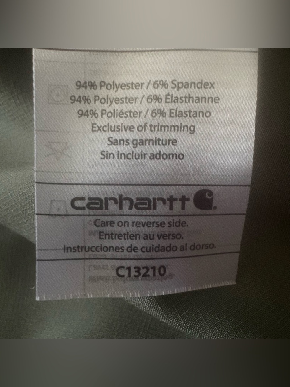 Carhartt Force XL Scrub Top‎ Shirt Extra Large Gray Nursing Medical C13120 - Picture 5 of 9